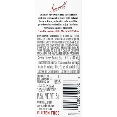 Smirnoff Vanilla Twist Vodka - 1L Bottle
