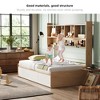 Luck Live  76.77 in. bed With 4 drawers, with bookshelf - 2 of 4
