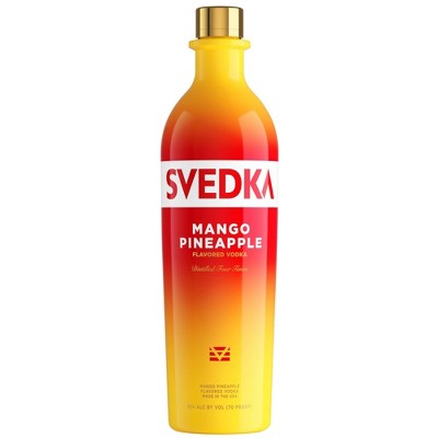 SVEDKA Mango Pineapple Flavored Vodka - 1L Bottle