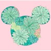 Juniors Womens Mickey & Friends Succulent Mickey Mouse Logo T-Shirt - 2 of 4