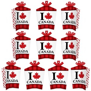 Big Dot of Happiness Canada Day - Table Decorations - Canadian Party Fold and Flare Centerpieces - 10 Count - 1 of 4