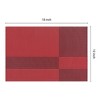 REGALWOVEN PVC Washable Wipeable Non-slip Placemats 18" x 12" 8 Pcs - 4 of 4