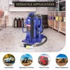 5-ton pneumatic jack with hand pump, heavy-duty car truck trailer repair jack, lift range 8.27" - 15.35" - 3 of 4