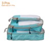 Unique Bargains Suitcases Compression Packing Cube Travel Luggage Organizers Bag 3 Pcs - 3 of 3