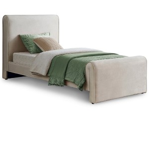 Meridian Furniture,Sloan Velvet Bed - 1 of 4