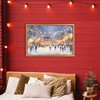 Stupell Industries Ice Skating Under The Lights Floating Frame Canvas Art - 3 of 4