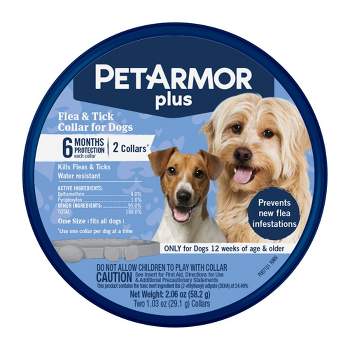Pet Armor Plus Collar - Insect Growth Regulator for Dogs - 2ct