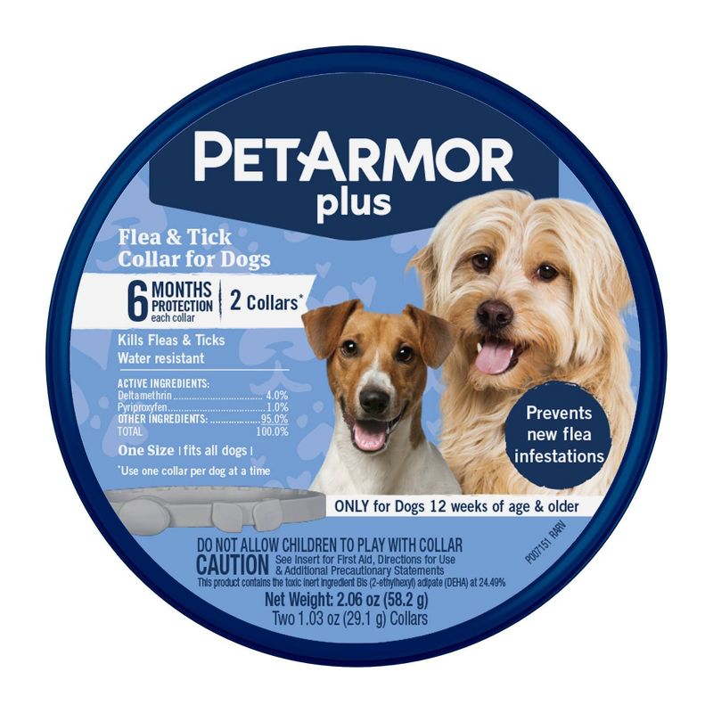 Pet Armor Plus Collar - Insect Growth Regulator for Dogs - 2ct, 1 of 9