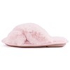 RockDove Women's Adeline Cross-Band Faux Fur Slide Slipper - 2 of 4