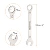 Unique Bargains 3Cr13 Stainless Steel Metric 6-Point Ended Box Thin Combination Wrench - 2 of 4