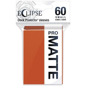 ULTRA PRO Ultra Pro - Eclipse Matte Small Sleeves 60 Count (Pumpkin Orange) - Protect All Your Gaming Cards, Sports Cards, and Collectible Cards with - 1 of 1