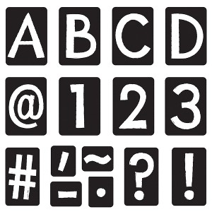 TREND Black 4" Tiles Uppercase Ready Letters®, 150 Pieces - 1 of 4