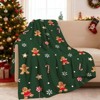 Christmas Throw Blanket 50 X 60 Inches Soft Cute Gingerbread-Man Christmas Blanket - 2 of 4