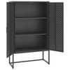 vidaXL Highboard Anthracite 31.5"x13.8"x53.1" Steel - 4 of 4