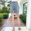 Anna-Kaci Women's High Waisted Bermuda Denim Shorts - 4 of 4