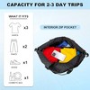 Travel Duffle Bags for Women Weekender Overnight Bag, - 3 of 4