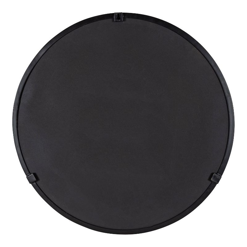 28&#34; Rollo Round Wall Mirror Black - Kate &#38; Laurel All Things Decor, 5 of 9