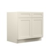 Kitchen Base Cabinet, Unassembled Cabinet with Adjustable Shelf without Top - 2 of 4
