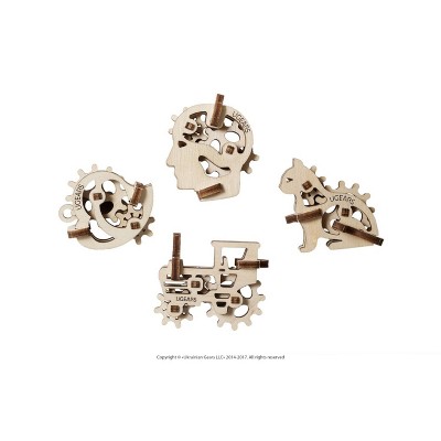 UGears UFidgets Tribiks 70029 4pc