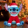 Gemmy Holiday Greeter Stitch in Santa Suit OPP SM Disney, Multi - 2 of 2