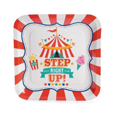Birthday Express Carnival Lunch Plates - 24 Pack