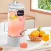 VEVOR Beverage Dispenser, 2 Gallon Drink Dispensers for Parties, Glass Juice Dispenser with Stainless Steel Spigot - 2 of 4