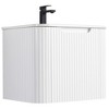 Caskvalley Modern Bathroom Vanity with Straight Fluted Design - Sink Included - 3 of 4