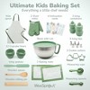 Ultimate Baking Kit for Kids - Kids Baking Set with Child Sized Utensils - Includes Apron, Oven Mitts, Silicone Mats & Liners - Cooking Set for Kids - 2 of 4