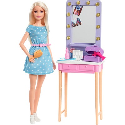 Barbie Big City Big Dreams Barbie Malibu Roberts Doll Dressing Room Playset Target