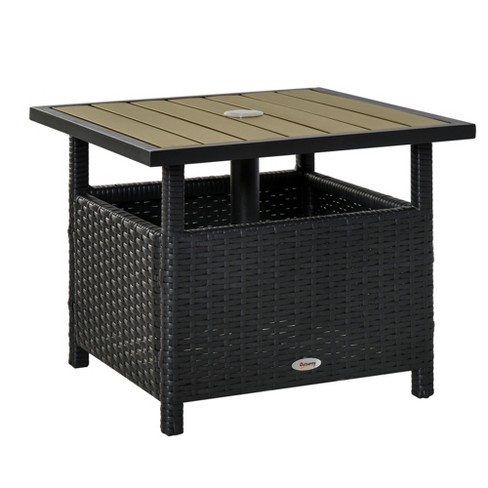 Wicker side on sale table target