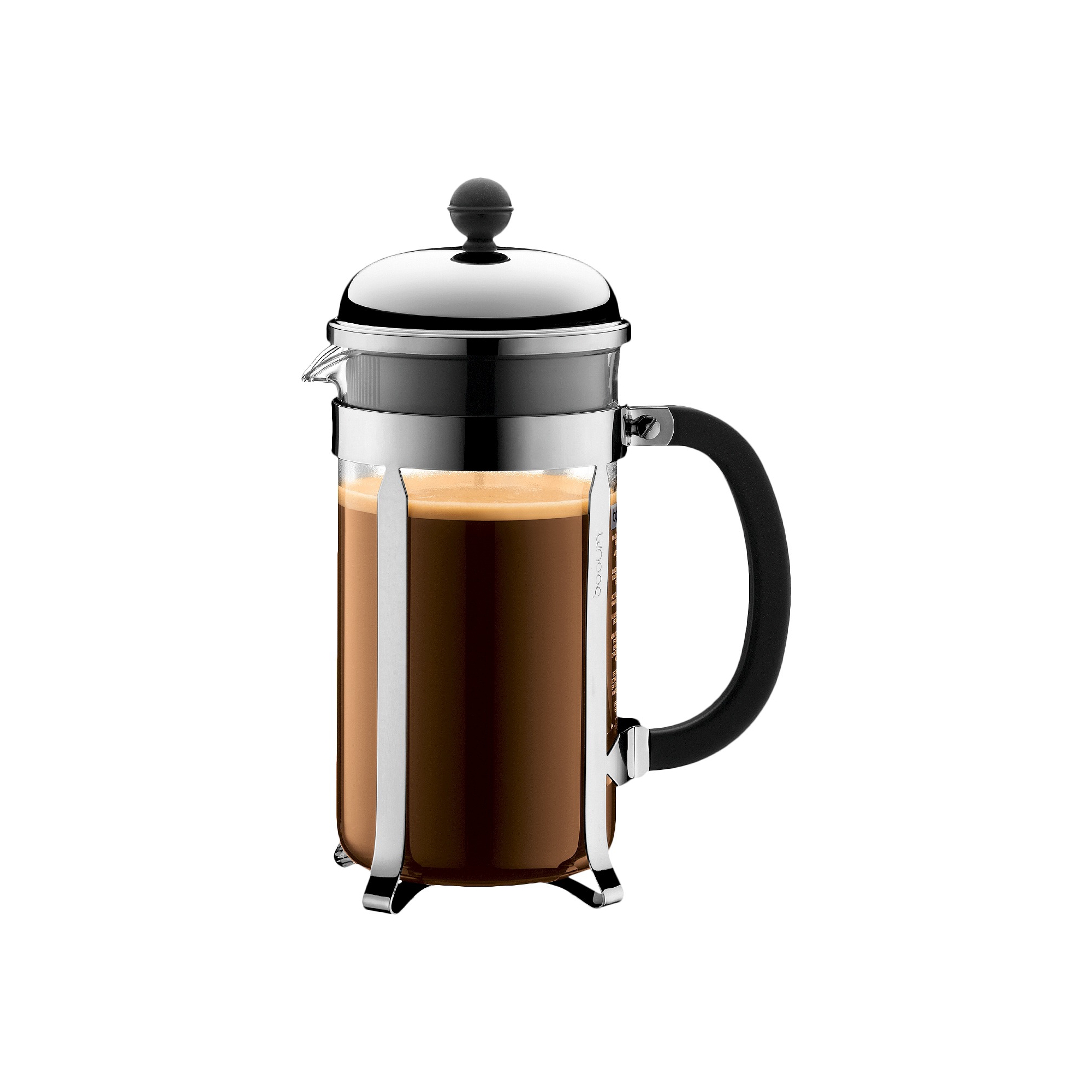 Bodum Chambord 8 Cup 34oz Coffee Press Silver