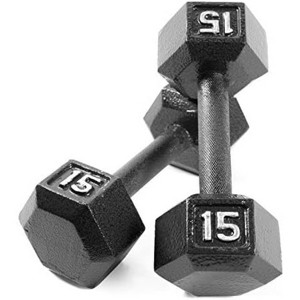 CAP Barbell Hex Dumbbell Set, for Home Gym, Multiple Sizes for Strength & Fitness Training - 1 of 4