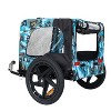 Kumasinova Collapsible Pet Bike Trailer,Pet Trailer with 16-Inch All-Terrain Wheels,Universal Hitch,Foldable Dog Carrier Cart for Bicycles - 2 of 4