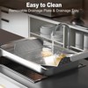 Food Heat Lamp Bulbs Electric Commercial Food Warmer Lamp with Free-Standing, 750W Heat Lamp, Stainless Steel Food Warmer - 4 of 4