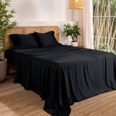 Rayon from Bamboo Solid Deep Pocket Sheet Set by Bare Home