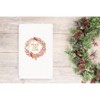 2pk Peace Joy Love Holiday Hand Towel Set White - Linum Home Textiles - 3 of 3