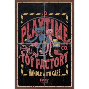 Trends International Poppy Playtime - Handle With Care Framed Wall Poster Prints - 1 of 4
