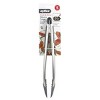 ZYLISS Cook n Serve Tongs: Stainless Steel Kitchen Tongs with Silicone Grip & Locking Mechanism, 12.6" Silver - 3 of 3