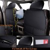 Coverado Waterproof Dodge RAM Seat Cover Compatible with 2009-2022 RAM 1500 2500 3500 Truck Pickup Crew Quad Cab with Curved Bench - 2 of 4