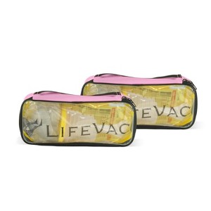 LifeVac Pink Travel Kit 2 Pack - Portable Suction Rescue Device, First Aid Kit for Kids and Adults, Portable Airway Suction for Children and Adults - 1 of 4