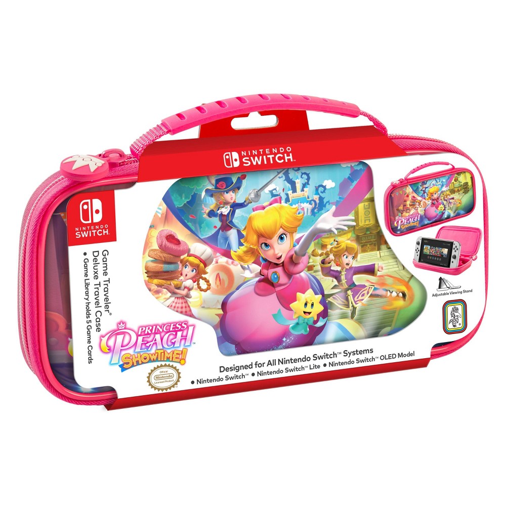 Photos - Console Accessory RDS Industries Game Traveler Deluxe Travel Case for Nintendo Switch - Princess Peach Show 