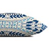 Creative Products Blue Colored Large Folk Pattern 14x20 Indoor / Outdoor Pillow - 4 of 4