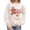 Women's Oh Snap Gingerbread Sweatshirt - Refined Canvas - 3 of 4