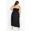 Women's Plus Size Martina Maxi Dress - black | CITY CHIC - 3 of 4