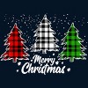 Men's Design By Humans Christmas Tree Buffalo By NekoShop T-Shirt - 2 of 4
