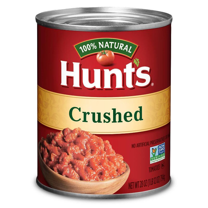 Hunt&#39;s 100% Natural Crushed Tomatoes - 28oz, 1 of 6