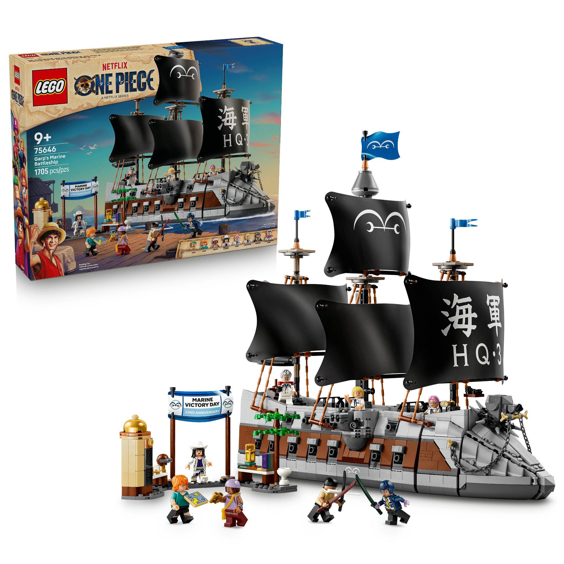 LEGO ONE PIECE Garp's Marine Battleship 75646