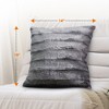 Cheer Collection Luxurious Faux Fur Throw Pillows Set of 2 - 3 of 4