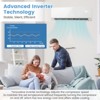 Tangkula 12000 BTU Mini Split Air Conditioner & Heater 22 SEER2 208-230V AC Unit White - 3 of 4