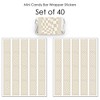 Big Dot of Happiness Tan Checkered Party - Mini Candy Bar Wrapper Stickers - Small Favors - 40 Count - 3 of 4
